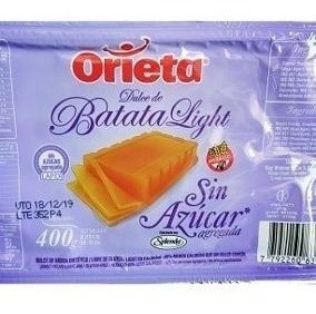 Dulce De Batata S/azúcar.orieta 0