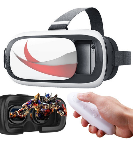 Anteojos Vr Box Realidad Virtual Lentes 3d Joystick Control 0