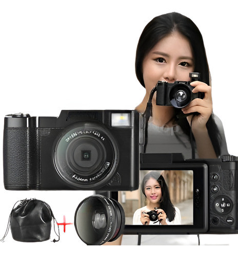 Rotativo 1080p Full Hd Lcd Digital Cámara Grabadora De Video 0