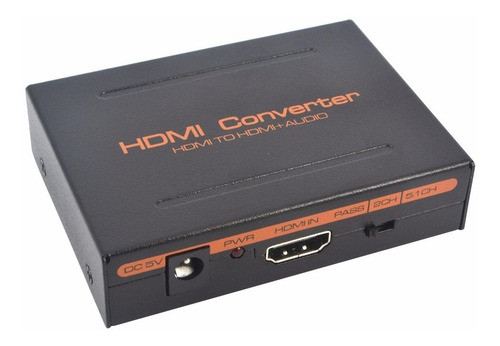 Conversor Extractor De Audio Hdmi A Optico Rca Hdmi 1080p 0