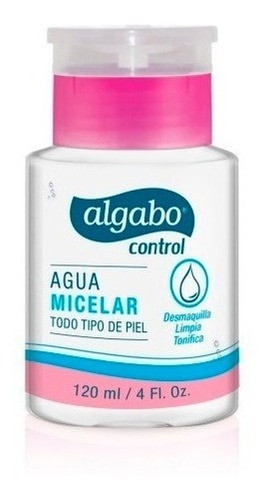 Agua Micelar Algabo Todo Tipo De Piel X 120 Ml 0