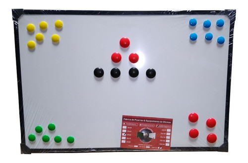 Pizarra Blanca Magnética 90 X 150 Cm Marco Metálico 0