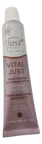 Vital Just Crema Hidratante De Día Fps 15 Edelweiss 0