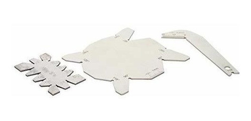 Utoolmart Acero Inoxidable 3 Juego De Cabeza De Taladro Cali 0