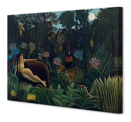 Canvas Fine Art El Sueño Henri Rousseau 150x100 Cm M Y C 1