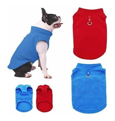 Lkex Paquete De 2 Chalecos De Lana Para Perros, Abrigo De In 0