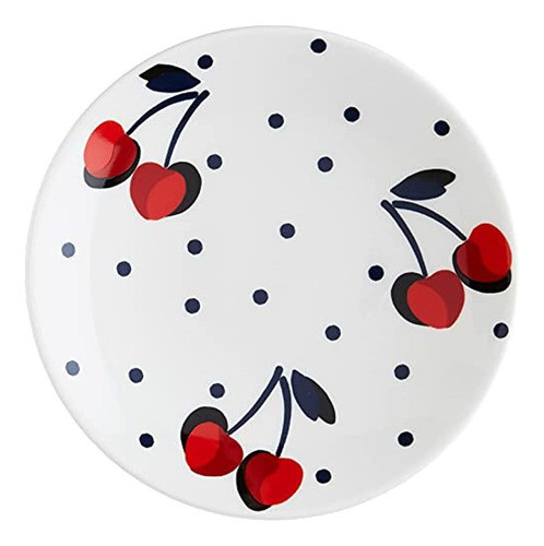 Kate Spade Vintage Cherry Dot Juego De Platos Para Golosinas 1