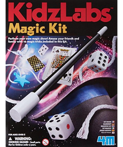 4m Kidzlabs Magic Kit - Aprende 12 Trucos De Mago 0