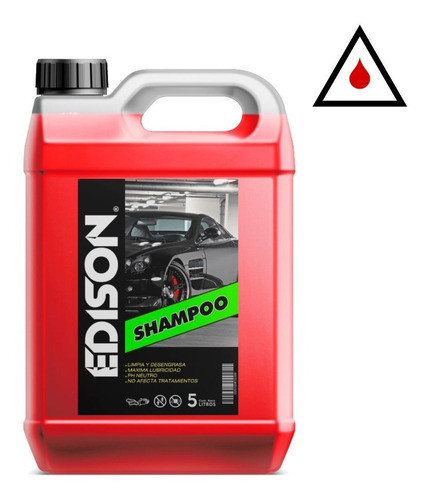 Shampoo Para Auto Siliconado Espuma Activa X5lts Premium 1