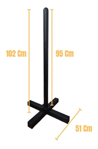 Pino Rack Porta Disco Vertical Soporte Discos Olímpicos 50mm 1