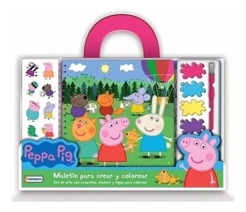 Peppa Pig Valija Para Crear Pintar Con Acuarelas Tapimovil 1