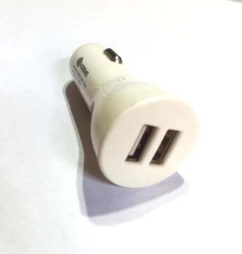 Cargador Auto 2 Bocas Micro Usb Para Samsung Motorola Usado 0