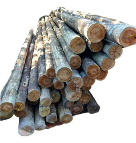 Poste Impregnado Cca 4m Ø10-13cm Palo Eucalipto Tijera 0