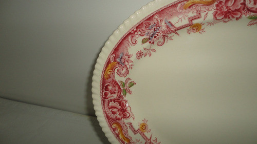 Fuente Inglesa Antigua Oval Diseño En Guarda Linda Mirala 1