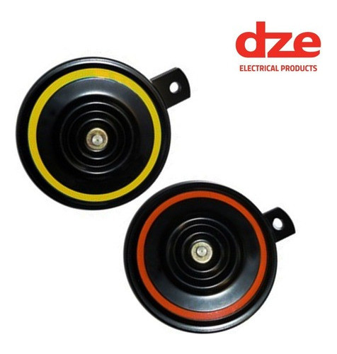 Juego Bocinas Dze Universal Agudo Grave 12v 2 Terminales 1
