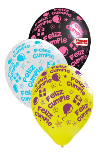 Globos Lunares Candela 12 Pulgadas X 12 - Ciudad Cotillón 0