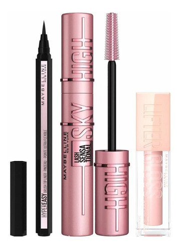 Pack Maybelline: Máscara Sky High+lifter Ice+ Easy Eyeliner 0