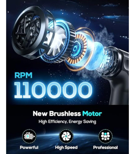 Limpiador Eléctrico Ajustable De 110,000 Rpm Para 1