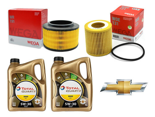 Kit Filtros Ford Ranger 2.2 3.2 Tdci + Aceite Total 5w30 8l 0