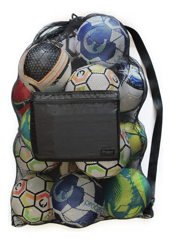 Bolso Malla Resistente Balones Futbol Deporte Natacion 0