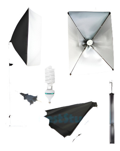 Soporte De Fotografía Estudio Softbox 135w Iluminación Conti 0