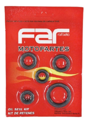 Juego De Retenes De Motor Completo Motos 110 Cc Varias 0