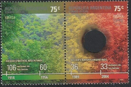2004 Upap Protección Medio Ambinte - Argentina (serie) Mint 0