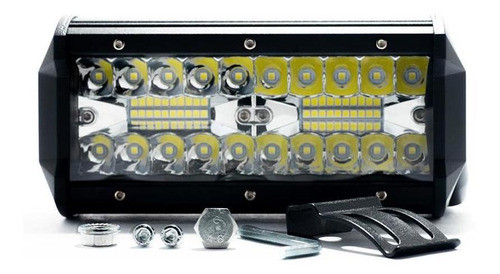 Barra Led 120w 40 Led Spot Flood Led 2430lm Off Road 4x4 Agr 0