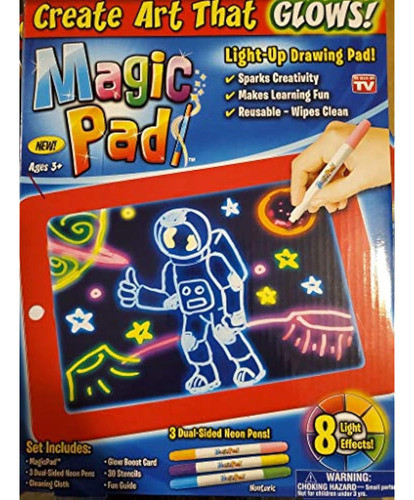 Ontel Tablet De Dibujos Con Luz Led Magic Pad 0