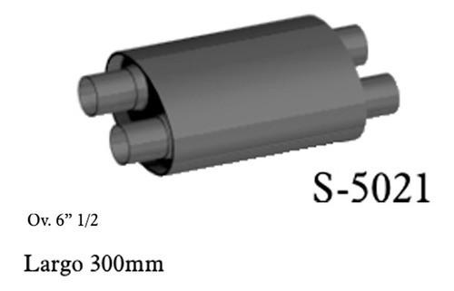 Cámara Universal 2 Entradas 2 Salidas 30cm Deportivo Tubosil 1