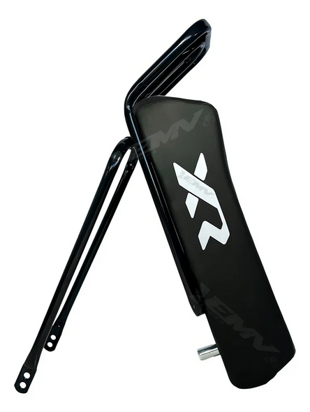 Caloi XR Seat for Motorized Bicycle / Moped – Rear Long Saddle (Rabetão) – EMV Bikes – Black