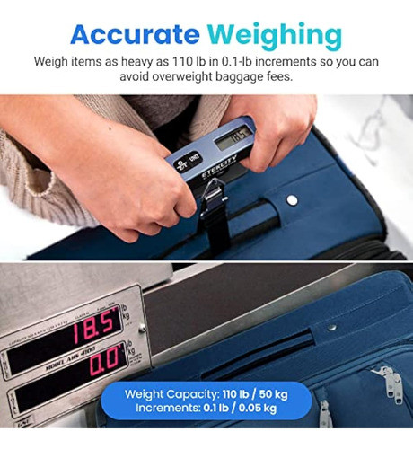 Etekcity - Báscula Digital De Mano Para Equipaje 1