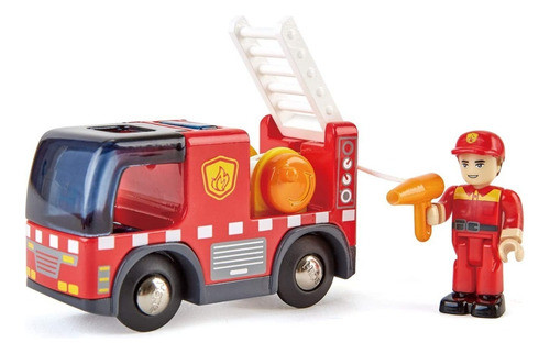 Juguete Hape - Camión De Bomberos - Con Luz Y Sonido 0