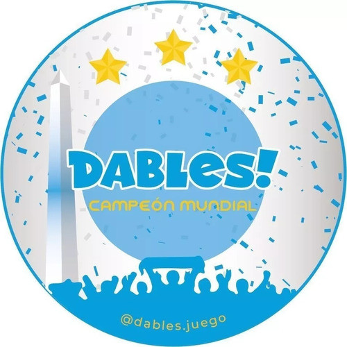 Dables Campeon Mundial Juego De Mesa Dables Futbol Palermo 1