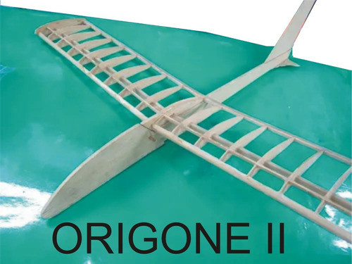 Avion Origone 2 P/ Armar Aeromodelismo Escolar Madera Balsa 1