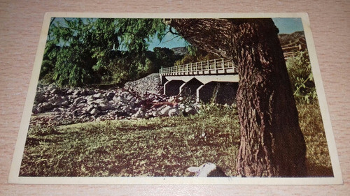 Antigua Postal Salta Puente Sobre El Rio Castellanos 0