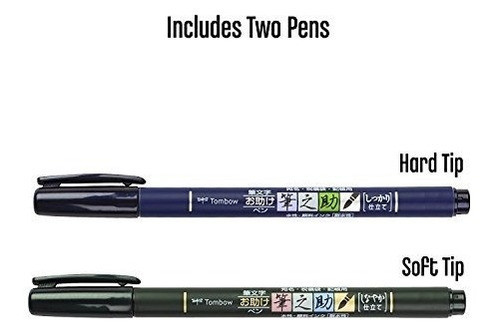 Tombow Fudenosuke Brush Pen Marcador Artístico Para Caligraf 1