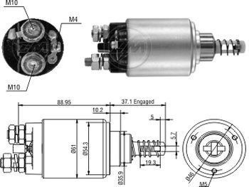 Solenoide Bosch Renault Camion 24v 0