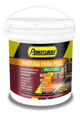 Pintura De Piso Pennsylvania 1 Kg Varios Colores Eli 0
