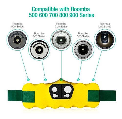 Bateria Para Roomba Series R3 500 600 700 800 900 1