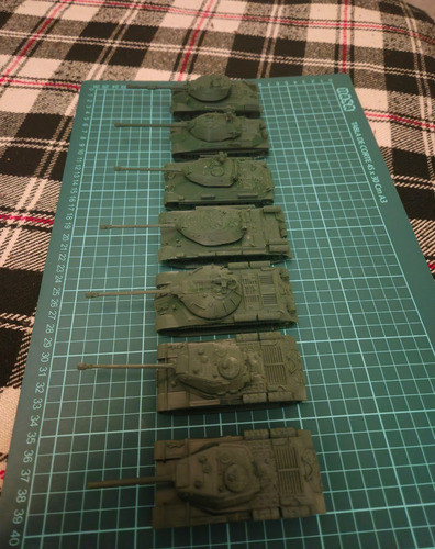 Combo Tanques Rusos Serie Is Impreso 3d 1:72 1