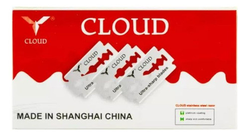 Hojas De Afeitar Filos Barberia Navajin Navaja Cloud X10u 0