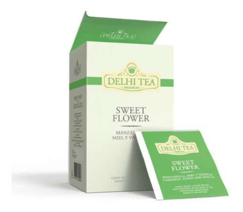 Te Sweet Flowers Delhi Tea 20 Saquitos - X3 Cajas 1