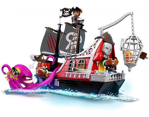 Pinypon Action Barco Pirata  Kraken  Figuras Accesorios Orig 1