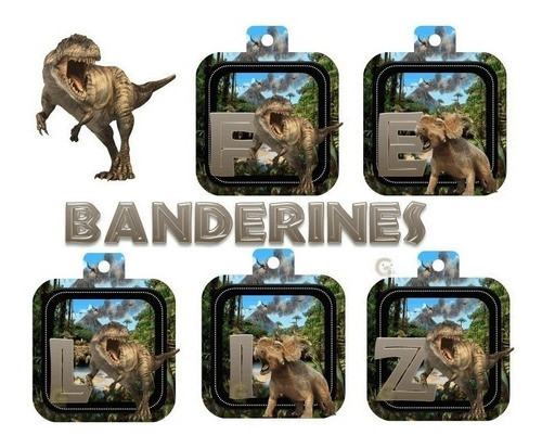 Kit Imprimible Dinosaurios Candy Bar Promo 2x1 1