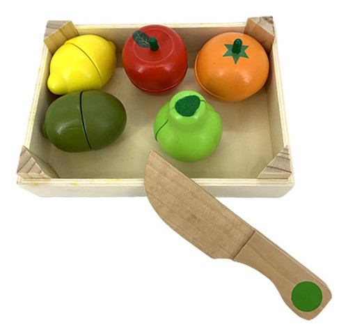 Juguete Cajon De Frutas Imantado Niños Diversion Aprendizaje 0
