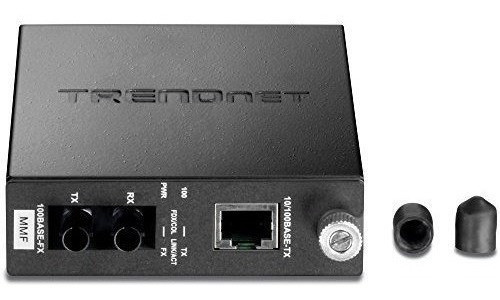 Transformador De Fibra St De Trendnet 100base-tx A 100base-f 1