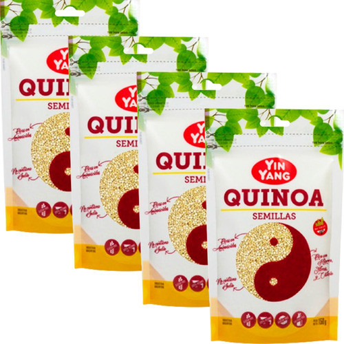 Combo X4 Semillas De Quinoa Yin Yang  Doypack  Sin Tacc 0