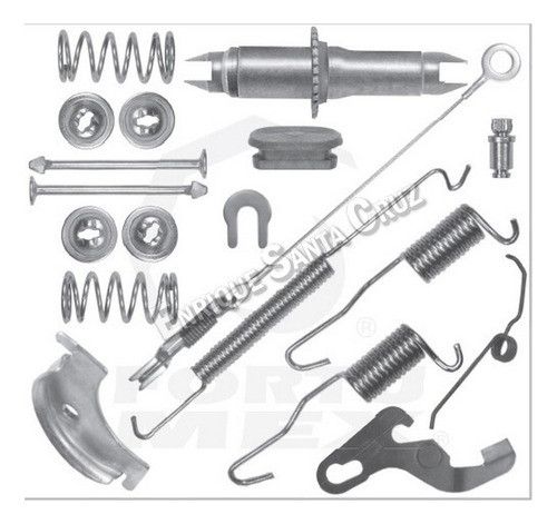 Kit Regulador Resortes Freno Mazda  B2500 B3000 95-02 Izq. 0