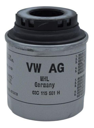 Filtro De Aceite Audi A1 2011 Al 2014 0